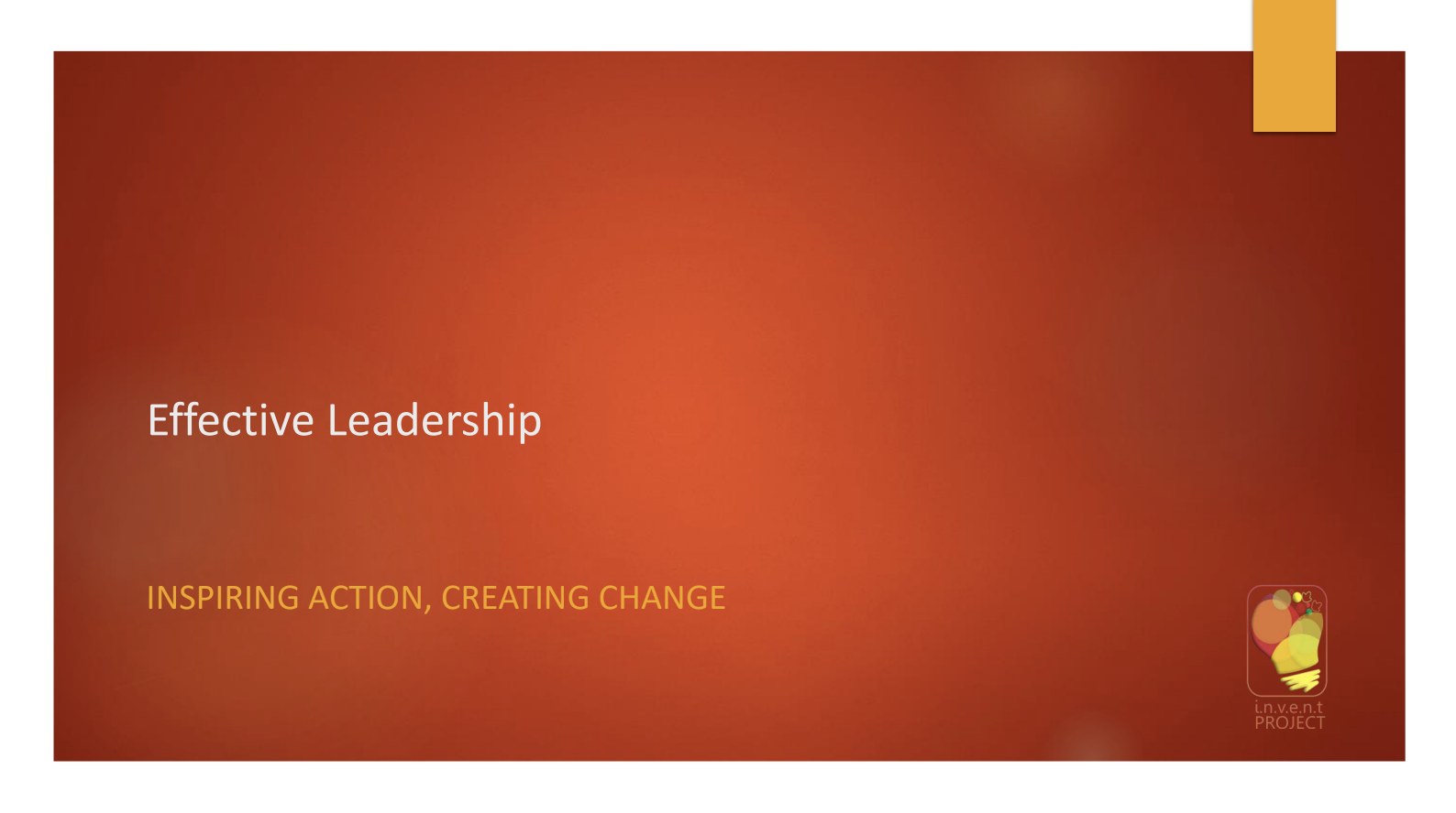 Effective Leadership