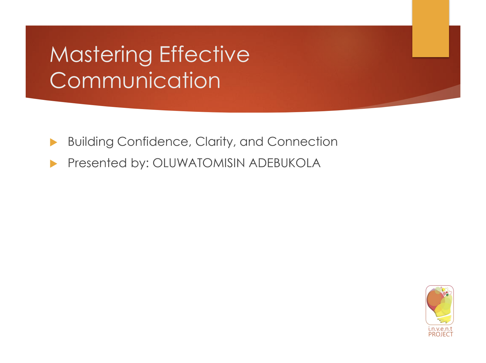 Effective Communication